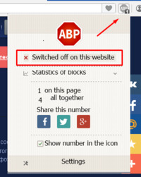 Stäng av AdBlock Plus för moviemakeronline.com i Chrome och Opera